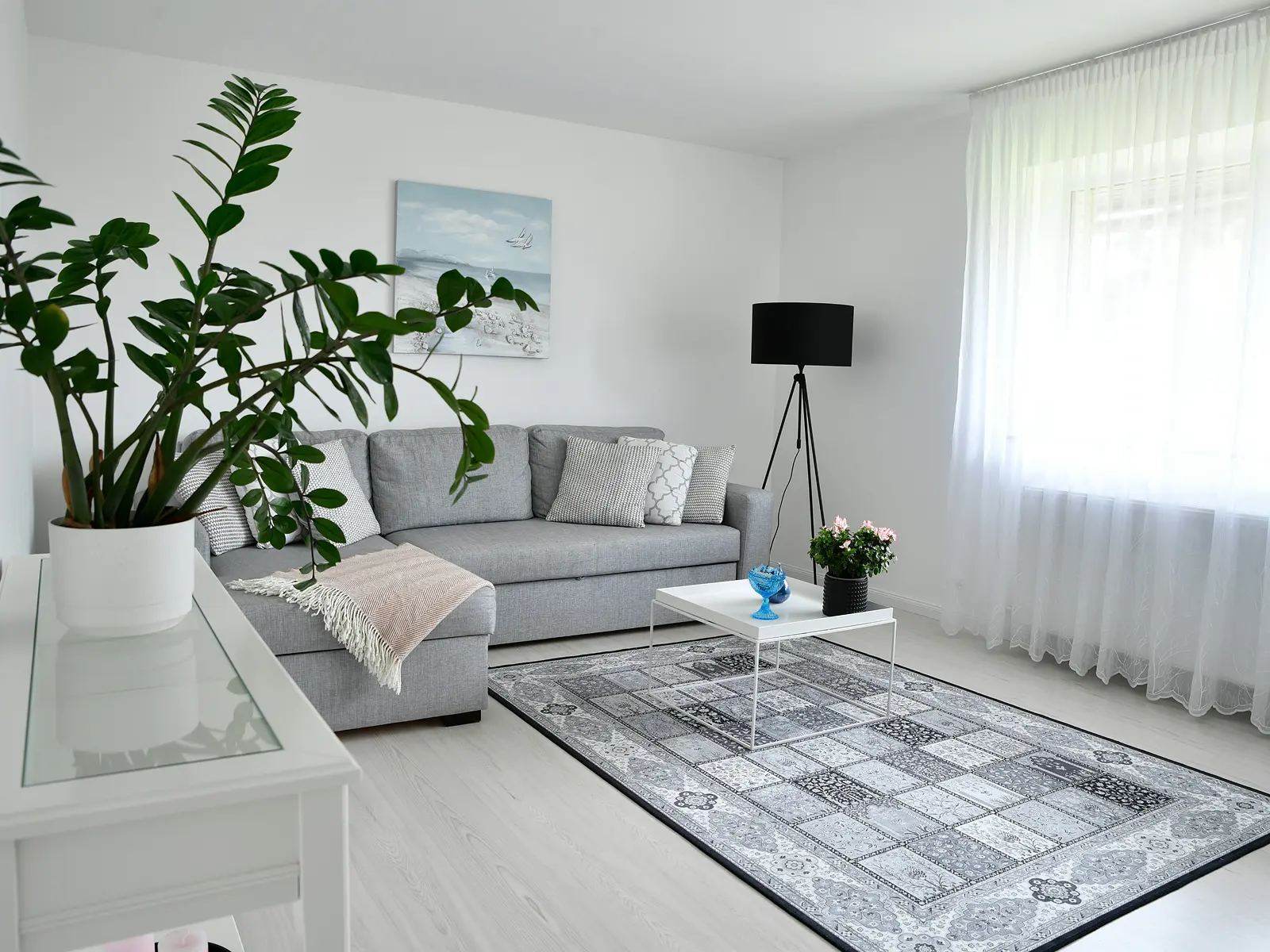 Světlý moderní byt s čerstvě vymalovanými stěnami